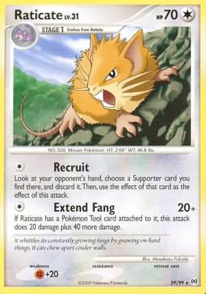 Raticate - 29/99 - Rare available at 401 Games Canada