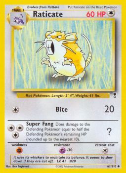 Raticate - 61/110 - Uncommon available at 401 Games Canada