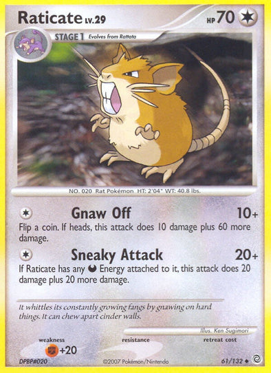 Raticate - 61/132 - Uncommon available at 401 Games Canada