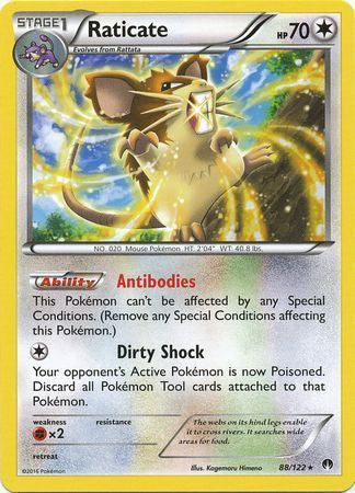 Raticate - 88/122 - Rare available at 401 Games Canada