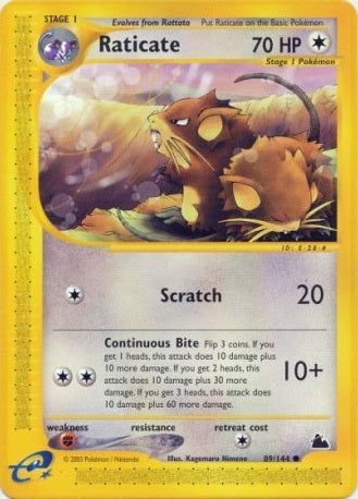 Raticate - 89/144 - Common available at 401 Games Canada