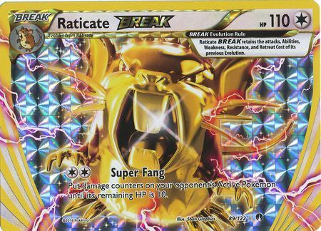 Raticate BREAK - 89/122 - Break Rare available at 401 Games Canada