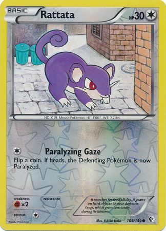 Rattata - 104/149 - Common - Reverse Holo available at 401 Games Canada