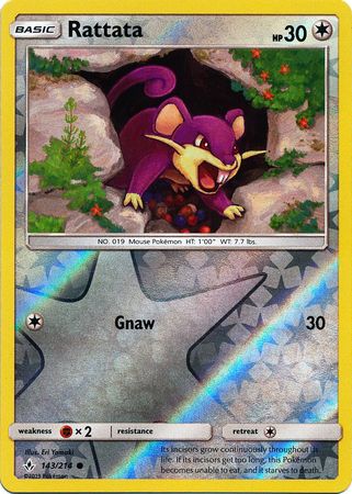 Rattata - 143/214 - Common - Reverse Holo available at 401 Games Canada