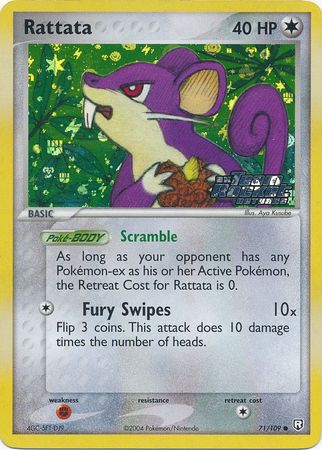 Rattata - 71/109 - Common - Reverse Holo available at 401 Games Canada
