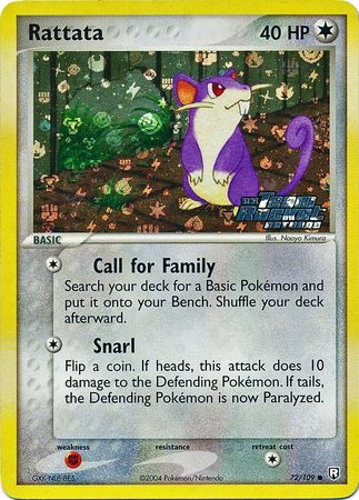 Rattata - 72/109 - Common - Reverse Holo available at 401 Games Canada