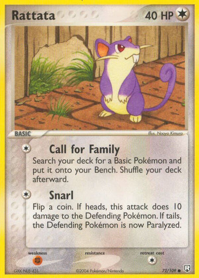 Rattata - 72/109 - Common available at 401 Games Canada