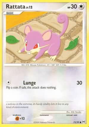 Rattata - 73/99 - Common available at 401 Games Canada