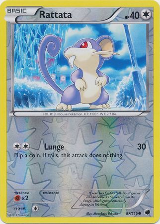 Rattata - 87/116 - Common - Reverse Holo available at 401 Games Canada