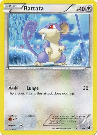 Rattata - 87/116 - Common available at 401 Games Canada