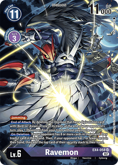 Ravemon (Alternate Art) - EX4-058 - Super Rare available at 401 Games Canada