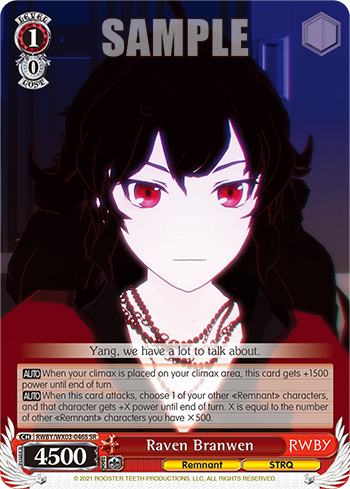 Raven Branwen - RWBY/WX03-E046S - Super Rare available at 401 Games Canada