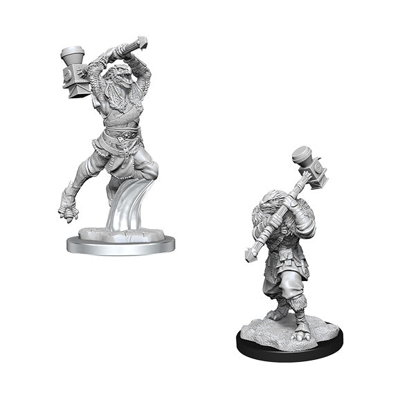 Ravenite Half-Dragon Barbarian - Critical Role Unpainted Minis available at 401 Games Canada