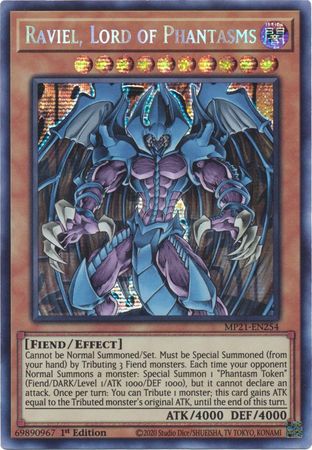 Raviel, Lord of Phantasms - MP21-EN254 - Prismatic Secret Rare - 1st Edition available at 401 Games Canada