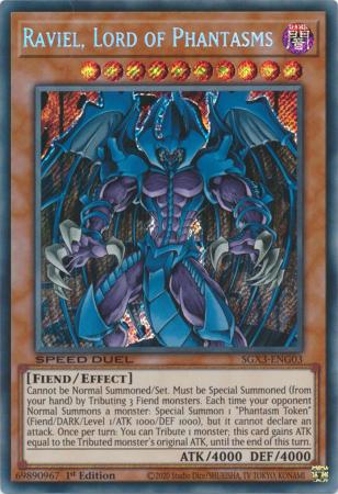 Raviel, Lord of Phantasms - SGX3-ENG03 - Secret Rare - 1st Edition available at 401 Games Canada