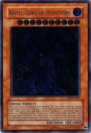 Raviel, Lord of Phantasms - SOI-EN003 - Ultimate Rare - Unlimited available at 401 Games Canada