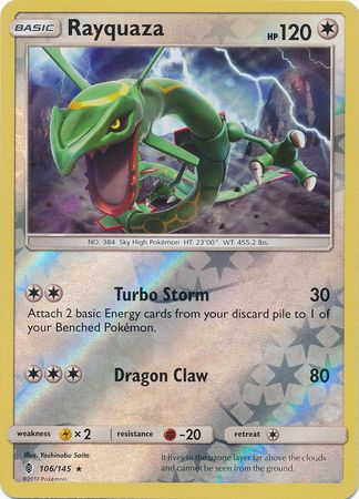 Rayquaza - 106/145 - Rare - Reverse Holo available at 401 Games Canada