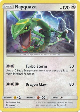 Rayquaza - 106/145 - Rare available at 401 Games Canada