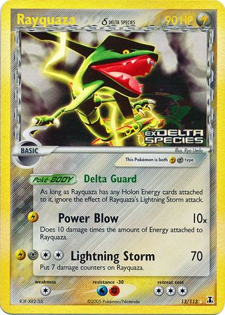 Rayquaza - 13/113 - Holo Rare - Reverse Holo available at 401 Games Canada