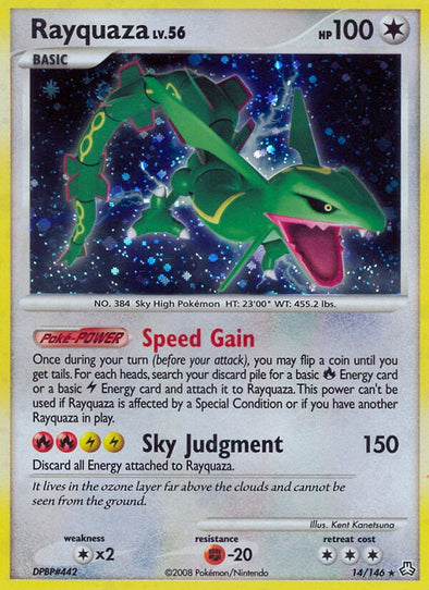 Rayquaza - 14/146 - Holo Rare available at 401 Games Canada