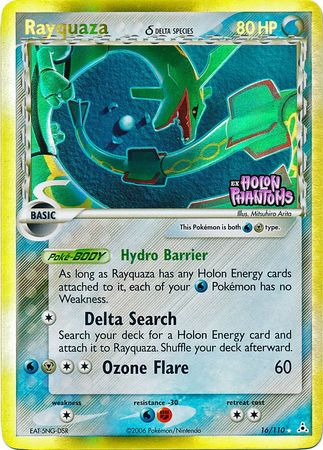 Rayquaza - 16/110 - Holo Rare - Reverse Holo available at 401 Games Canada