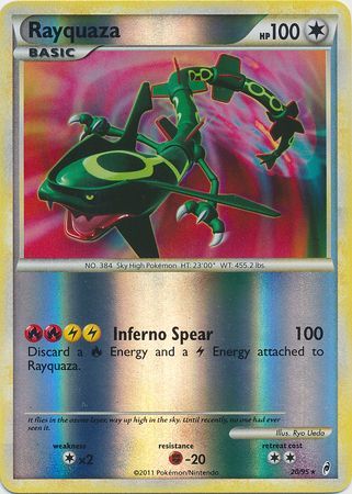 Rayquaza - 20/95 - Holo Rare - Reverse Holo available at 401 Games Canada