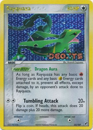 Rayquaza - 22/107 - Rare - Reverse Holo available at 401 Games Canada