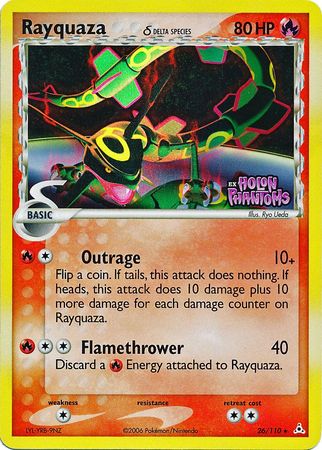 Rayquaza - 26/110 - Rare - Reverse Holo available at 401 Games Canada