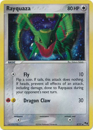 Rayquaza - 3/17 - Holo available at 401 Games Canada