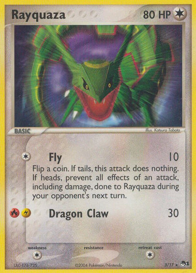 Rayquaza - 3/17 - Rare available at 401 Games Canada