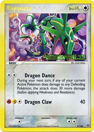 Rayquaza - 9/106 - Holo Rare - Reverse Holo available at 401 Games Canada