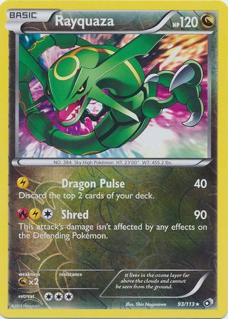 Rayquaza - 93/113 - Holo Rare - Reverse Holo available at 401 Games Canada