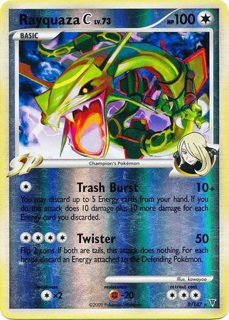 Rayquaza C - 8/147 - Holo Rare - Reverse Holo available at 401 Games Canada