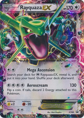 Rayquaza EX - XY66 - Ultra Rare Promo available at 401 Games Canada