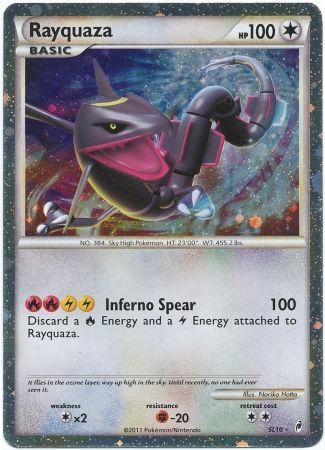 Rayquaza - SL10 - Ultra Rare available at 401 Games Canada