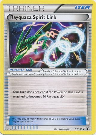 Rayquaza Spirit Link - 87/108 - Uncommon available at 401 Games Canada