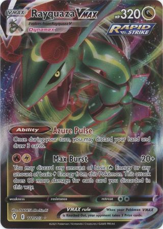 401 Games Canada - Rayquaza VMAX - 111/203 - Ultra Rare 401 Games Canada - Rayquaza VMAX - 111/203 - Ultra Rare