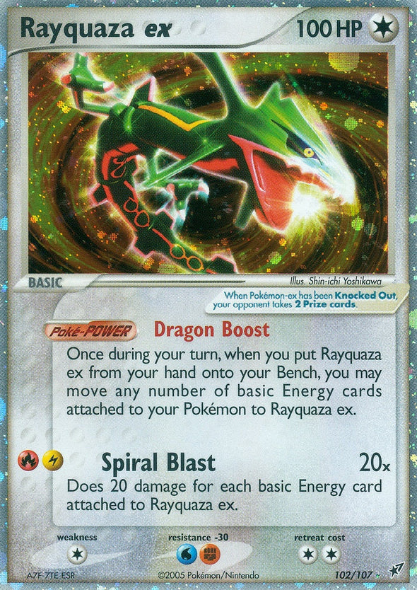 Rayquaza ex - 102/107 - Ultra Rare available at 401 Games Canada