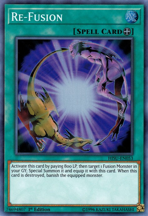 Re-Fusion - HISU-EN053 - Super Rare - 1st Edition available at 401 Games Canada