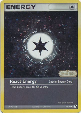 React Energy - 82/92 - Uncommon - Reverse Holo available at 401 Games Canada