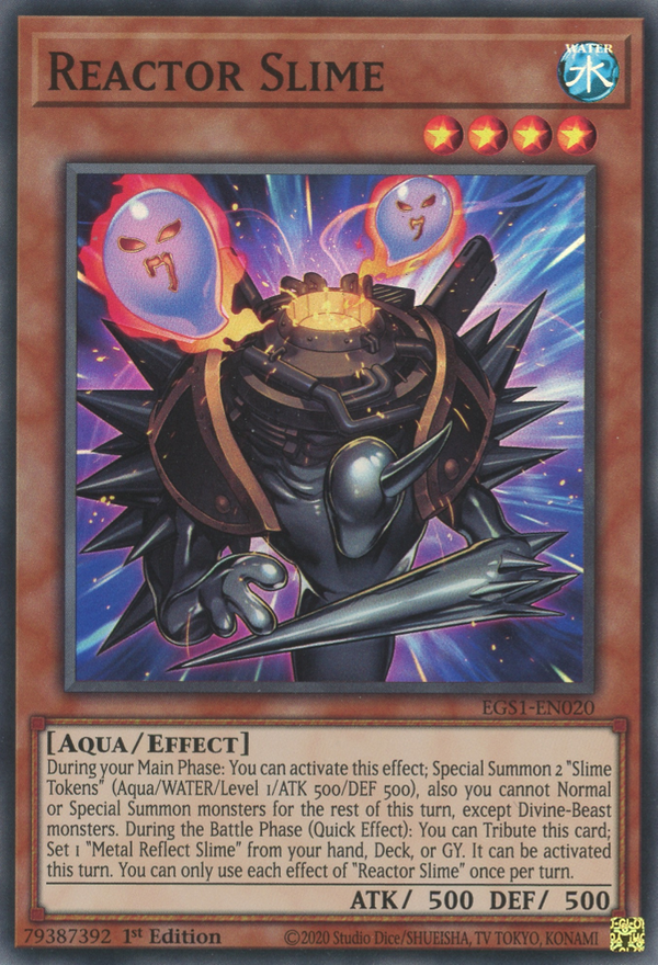 Reactor Slime - EGS1-EN020 - Super Rare - 1st Edition available at 401 Games Canada