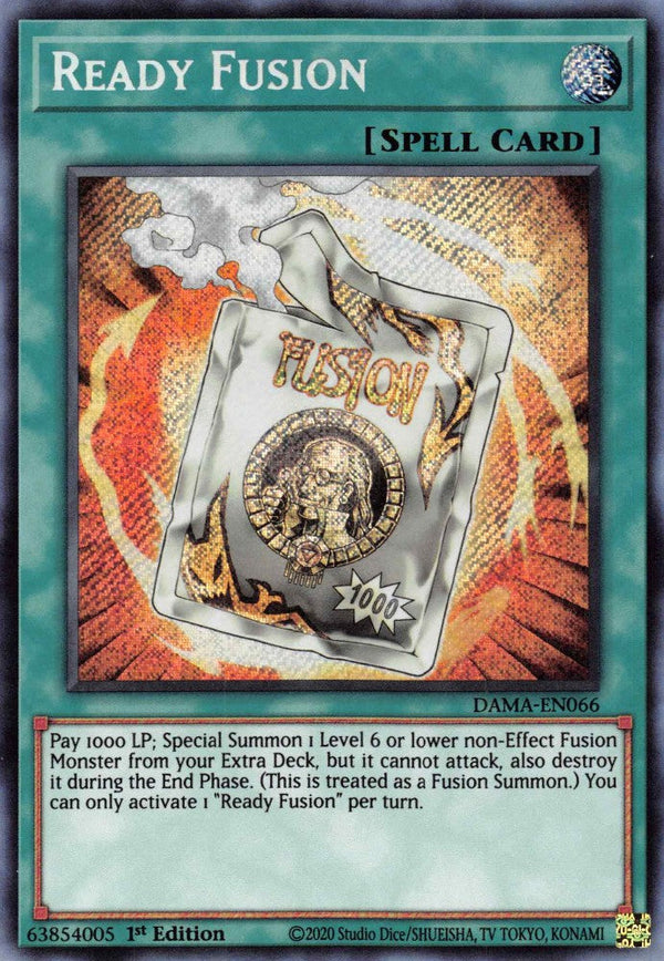 Ready Fusion - DAMA-EN066 - Secret Rare - 1st Edition available at 401 Games Canada