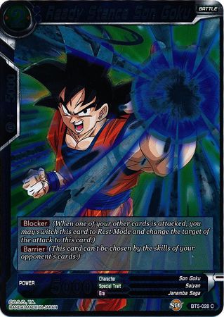 Ready Stance Son Goku - BT5-028 - Common (FOIL) available at 401 Games Canada