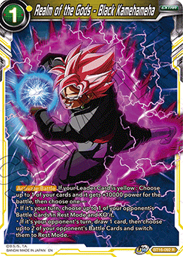 Realm of the Gods - Black Kamehameha - BT16-092 - Rare available at 401 Games Canada