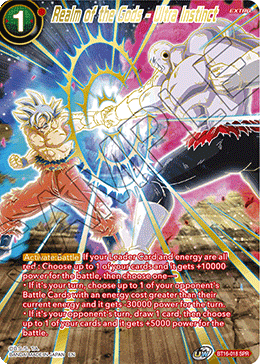 Realm of the Gods - Ultra Instinct - BT16-018 - Special Rare (SPR) available at 401 Games Canada