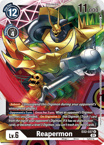 Reapermon - EX2-037 - Uncommon available at 401 Games Canada