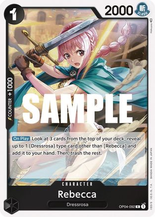 Rebecca - OP04-092 - Rare available at 401 Games Canada