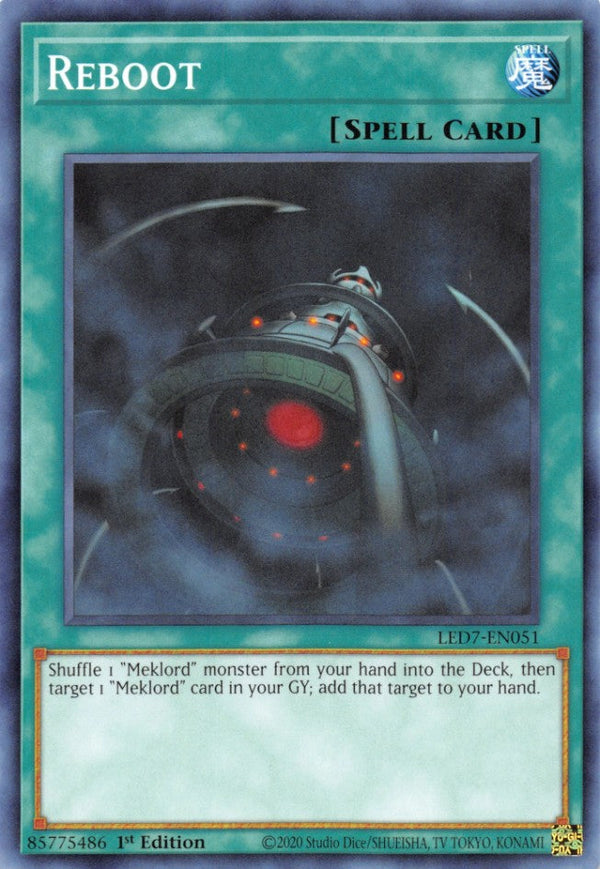 Reboot - LED7-EN051 - Common - 1st Edition available at 401 Games Canada