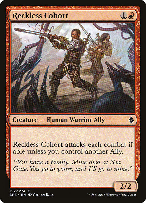 Reckless Cohort (BFZ) available at 401 Games Canada