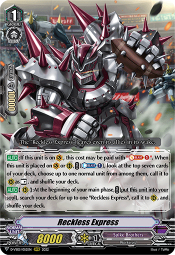 Reckless Express - D-VS05/052 - Triple Rare available at 401 Games Canada